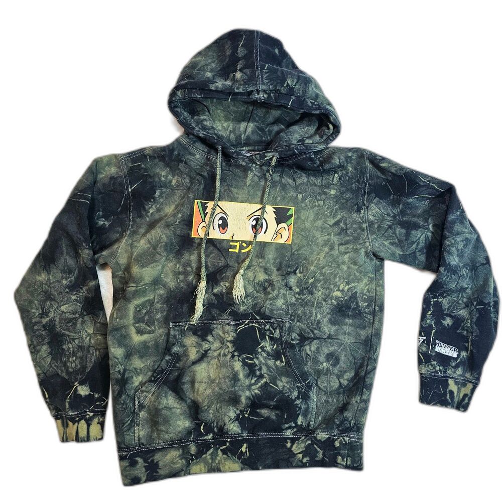 Hunter x Hunter Gon Eyes Tie Dye Hoodie Small Anime Streetwear Independent - Picture 2 of 13
